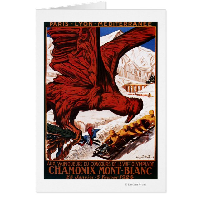 1924年冬季五輪ポスター (正面)