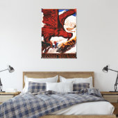 1924年冬季五輪ポスター キャンバスプリント (インサイチュ (寝室))