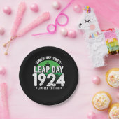 1924年素晴らし閏年日以後2月29誕生日 ペーパープレート (パーティー)