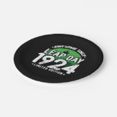 1924年素晴らし閏年日以後2月29誕生日 ペーパープレート (アングル)