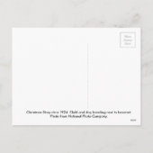 1924年頃のクリスマスストーリー シーズンポストカード (裏面)