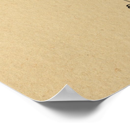 1924年飛んでいる自転車飛行機特許スケッチプリント ポスター (角)