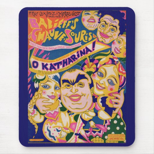 1924年「O Katharina」楽譜 マウスパッド (正面)