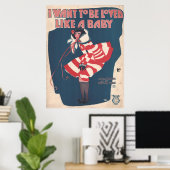 1924私はベビーのように愛されたい ポスター (ホームオフィス)