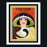 1924 Theater Magazineアールデコカバー16 x 20 ポスター<br><div class="desc">演劇カラフル誌のアールデコカバー。1924年1月号ポスター対策16 x 20</div>