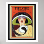 1924 Theater Magazineアールデコカバー16 x 20 ポスター<br><div class="desc">演劇カラフル誌のアールデコカバー。1924年1月号ポスター対策16 x 20</div>