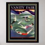 1924 Vanity Fair Deco水着カバー16x20 ポスター<br><div class="desc">人目を引く， 1924アールデコ,  Vanity Fair水着カバーポスター</div>