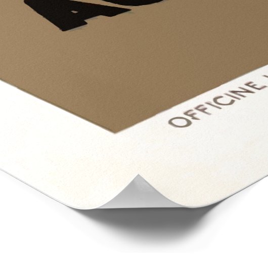 1925イタリアCoppa Della Perugina自動車レース ポスター (角)