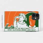 1925オレンジジュースを飲む Case-Mate iPhoneケース (裏面(横))