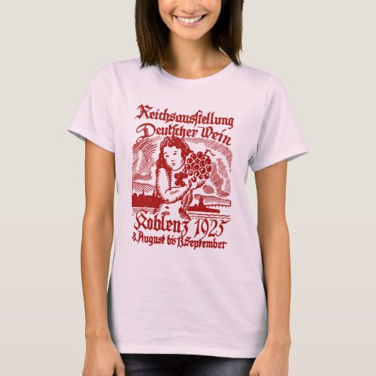 1925ドイツワインフェスティバル Tシャツ (正面)