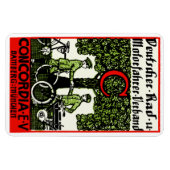 1925ドイツ自転車及びオートバイクラブ マグネット (横)