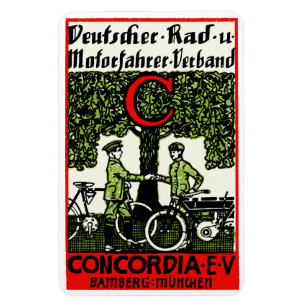 1925ドイツ自転車及びオートバイクラブ マグネット