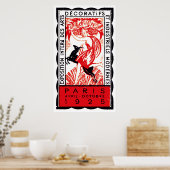 1925パリアールデコポスター ポスター (キッチン)