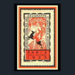 1925パリデコ展チケット13 x 19 ポスター<br><div class="desc">1925年のパリ展でアールデコを家名にした。13 x 19</div>