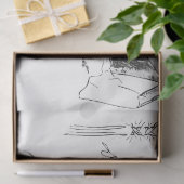 1925フランスのファッションティッシュペーパー 薄葉紙 (ギフト)