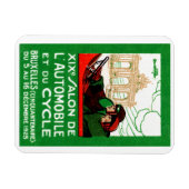 1925ブリュッセル博車の覧会 マグネット (横)
