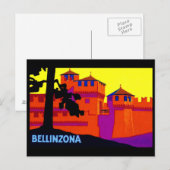 1925ベリンゾナスイス ポストカード (正面/裏面)