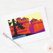 1925ベリンゾナスイス 長方形シール (封筒)