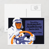 1925ベルリンカーショーポスター ポストカード (正面/裏面)