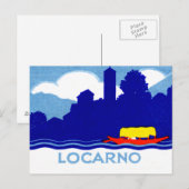 1925ロカルノスイス ポストカード (正面/裏面)