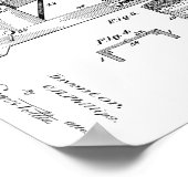 1925ヴィンテージカイロプラクティック表特許芸術プリント ポスター (角)