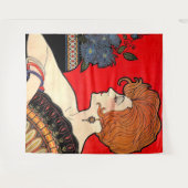 1925女性プリント タペストリー (正面(横))