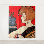1925女性プリント タペストリー (正面)