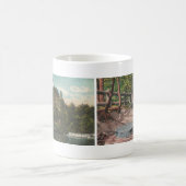 1925年および1939イリノイ州の干上がったロックポストカード コーヒーマグカップ (中央)