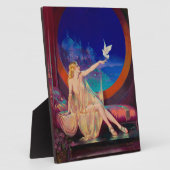 1925年のアラビアのハセキ・スルタン、プリンセスの絵 フォトプラーク (側面)