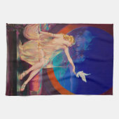 1925年のアラビア・サルタンの側室 キッチンタオル (横)