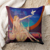 1925年のアラビア・サルタンの側室 クッション (ブランケット)