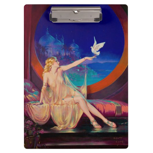 1925年のアラビア・サルタンの側室 クリップボード (正面)