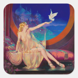 1925年のアラビア・サルタンの側室 スクエアシール