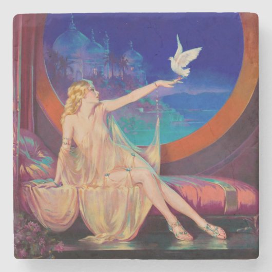 1925年のアラビア・サルタンの側室 ストーンコースター (正面)