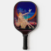 1925年のアラビア・サルタンの側室 ピックルボールラケット (裏面)