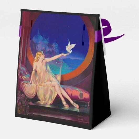 1925年のアラビア・サルタンの側室 フェイバーボックス (裏面サイド)