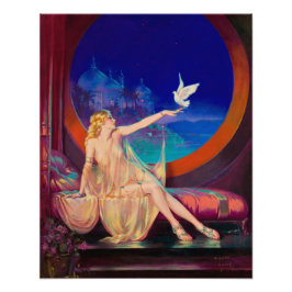 1925年のアラビア・サルタンの側室 フォトプリント           