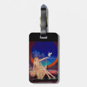 1925年のアラビア・サルタンの側室 ラゲッジタグ (裏面縦)