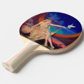 1925年のアラビア・サルタンの側室 卓球ラケット (正面アングル)