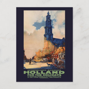 1925年のオランダのVintage Poster ポストカード