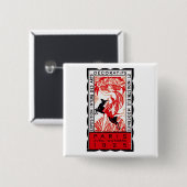 1925年のパリのアールデコポスター 缶バッジ (正面&裏面)