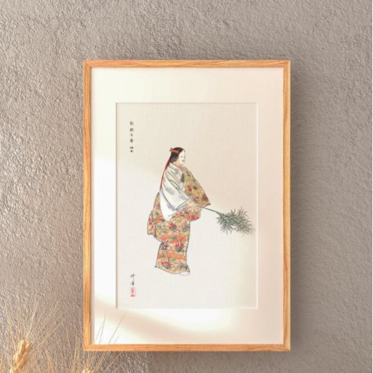 1925年の俳優遊では月岡康慶 ポスター