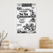 1925年の十戒ヴィンテージ広告ポスター ポスター (キッチン)