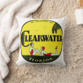 1925年のClearwaterフロリダ クッション (ブランケット)