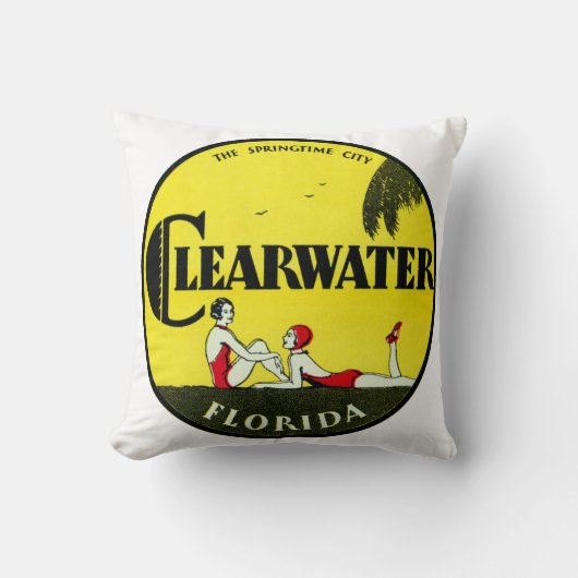 1925年のClearwaterフロリダ クッション (正面)
