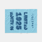 1925年または年の誕生日の限定版V01Z フリースブランケット (正面(横))