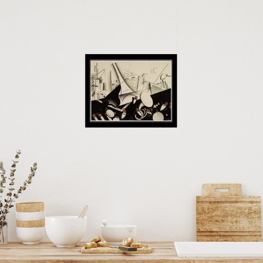 1925年アールデコ ポスター (キッチン)