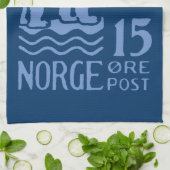 1925年ノルウェー極熊 キッチンタオル (折り畳み)