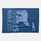 1925年ノルウェー極熊 キッチンタオル (横)