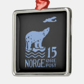 1925年ノルウェー極熊 メタルオーナメント (左)